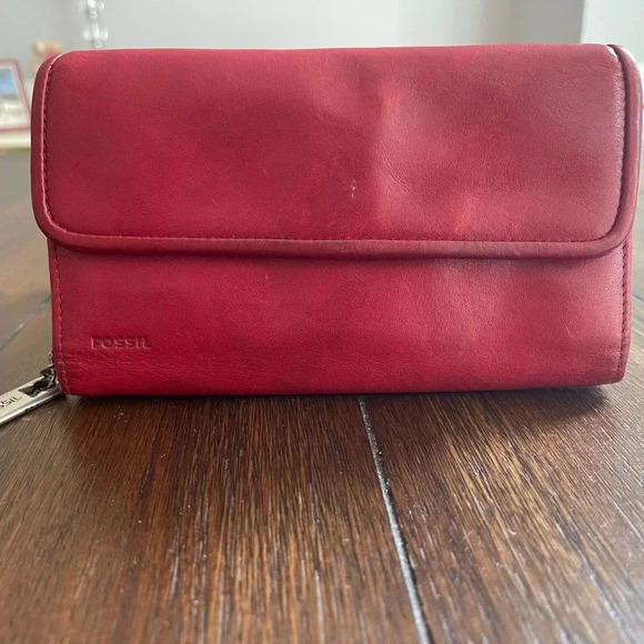 Fossil leather wallet - Picture 9 of 10